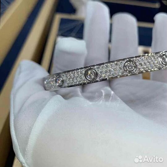 Картье браслет Love, золото, бриллианты