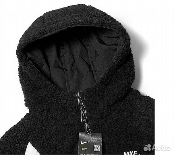Зимняя мужская куртка Nike двухсторонняя