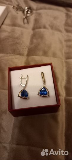 Серьги серебро