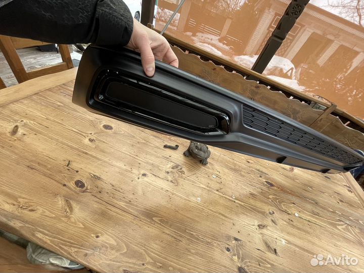 Диффузор на задний бампер audi a6c8 s-line