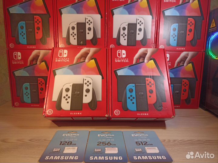 Новая прошитая Nintendo Switch oled + Гарантия