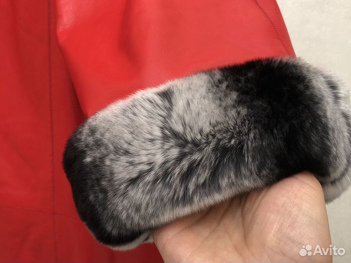 Кожанный плащ новый, Турция