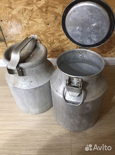 Фляги, бидон и канистры СССР алюминиевые