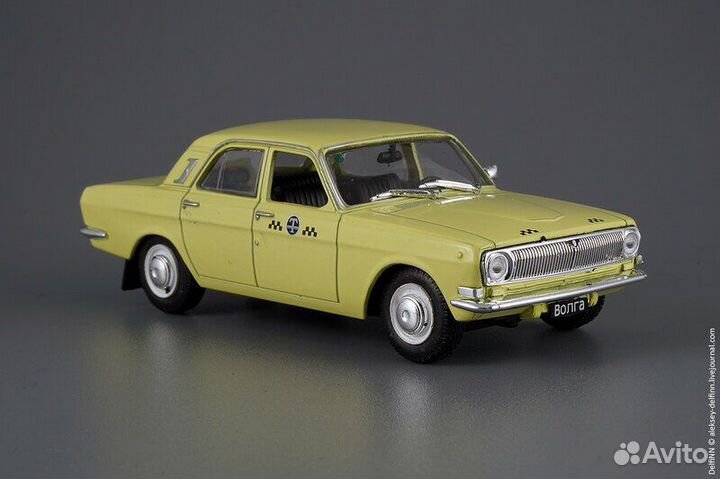 Модель автомобиля Волга Газ-24-01 такси