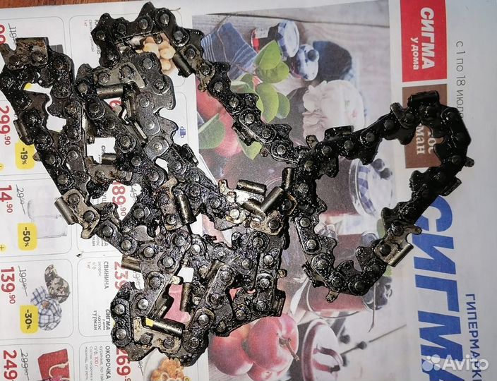 Новые цепи и комплектующие для бензопил