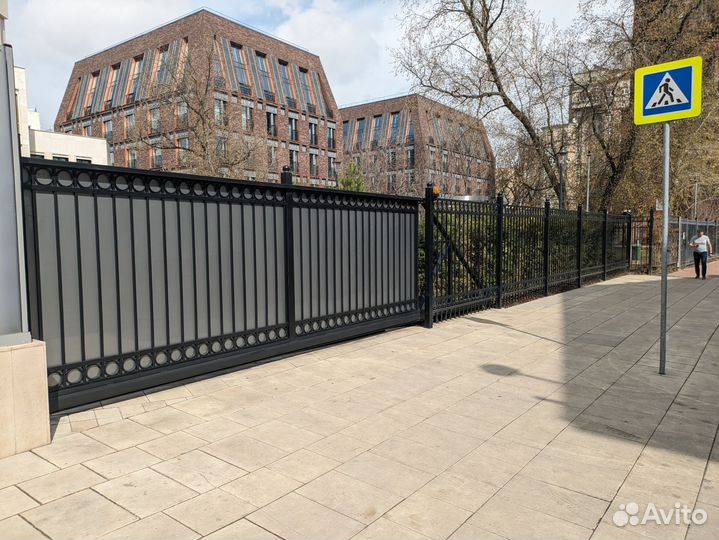 Откатные ворота под ключ с установкой