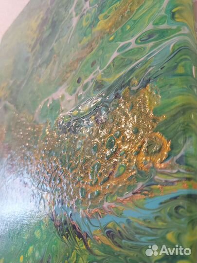 Картина, акриловая наливная