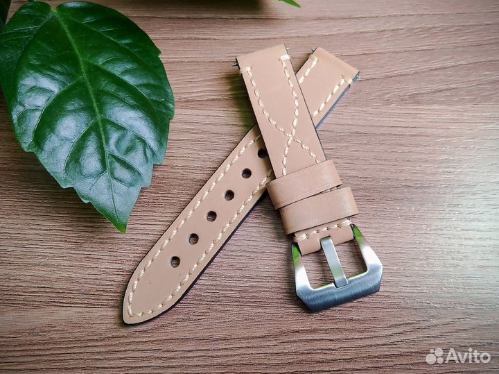 Ремешок для часов из натуральной кожи 20 22 мм