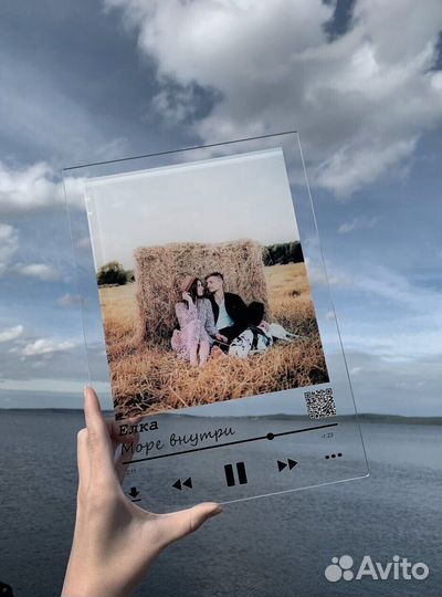 Трек-пластинка, живое фото на стекле