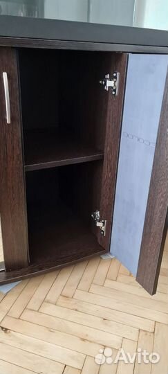 Панорамный аквариум с тумбой Аквас 250 л