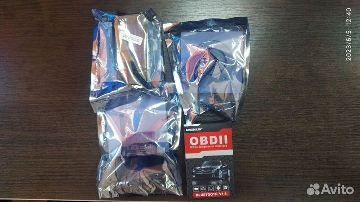 Автосканер ELM327 OBD2 (обд2) 1.5v, с 2-мя платам