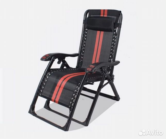 Шезлонг инерционный Parson черный 2шт