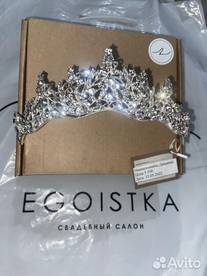 Диадема swarovski