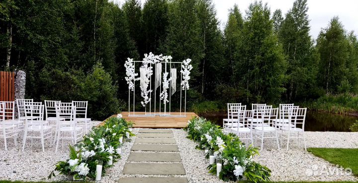 Оформление свадьбы, декор