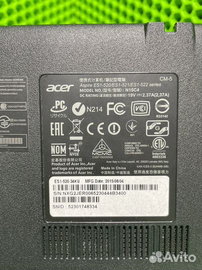 Ноутбук acer N15C4