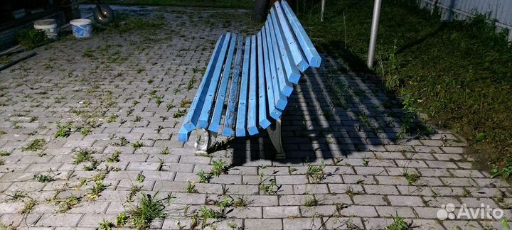 Скамейка чугунная СССР