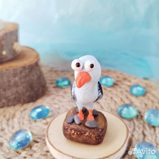 Морской сувенир чайка 7-8см