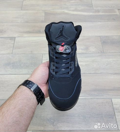 Air Jordan 5 Retro Paris Saint Germain Black Blue