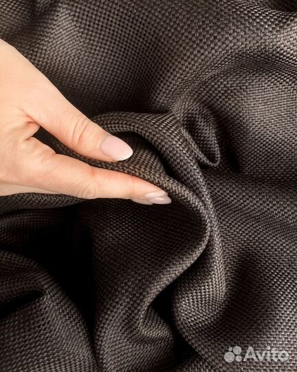 Комплект штор рогожка Орфей Шоколад