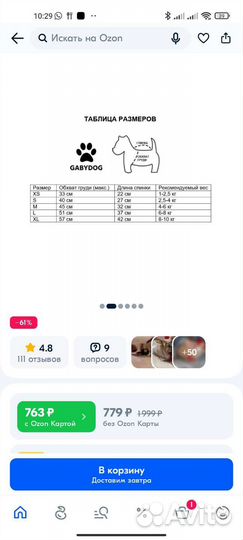 Одежда для собак