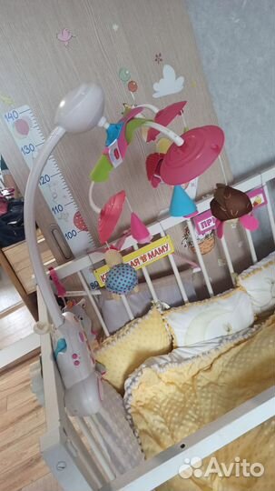 Мобиль на кроватку с подсветкой