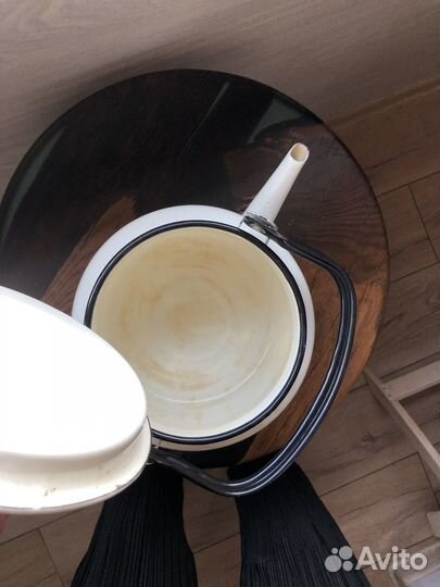 Эмалированный чайник и бидон СССР