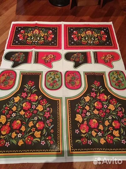 Комплект льняной /фартук, полотенце, прихватки