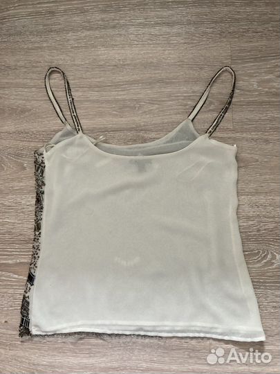 Топ с пайетками zara L