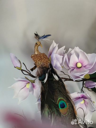 Павлины ручная работа