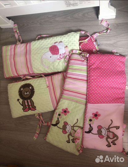 Бортики в детскую кроватку