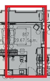 Квартира-студия, 29 м² (Таиланд)