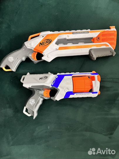 Nerf бластеры 500 за 2 шт