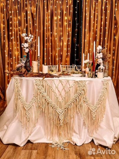 Свадебная арка Свадебный декор макраме