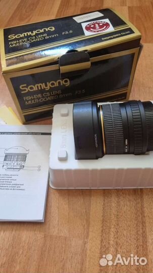 Объектив Samyang 8mm f3.5 Fish-eye для Sony