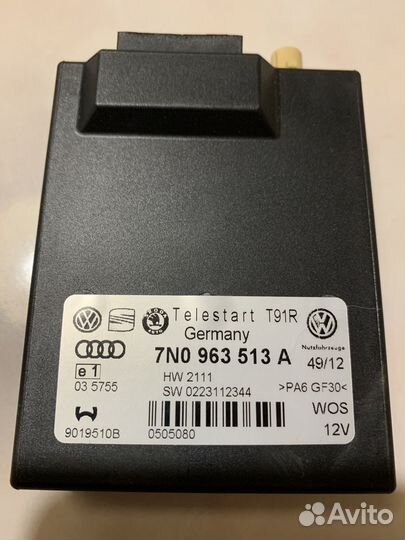 Блок управления webasto для volkswagen touareg