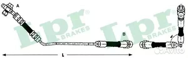 6T47861 Шланг тормозной