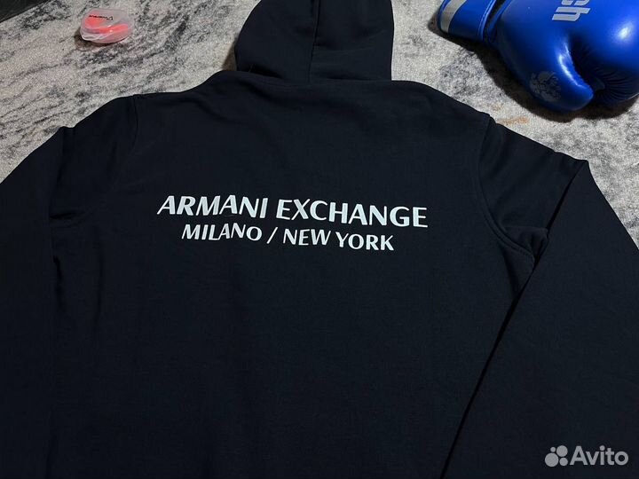 Зип худи armani exchange