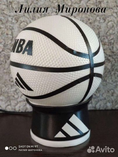 Баскетбольный мяч, светильник