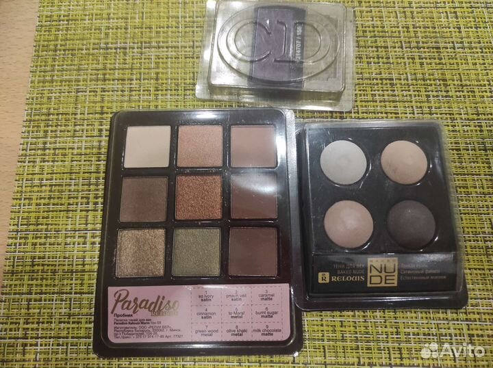 Палитра теней, тестеры