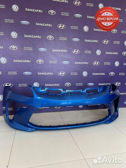 Бампер Передний Kia Rio (2017) / синий