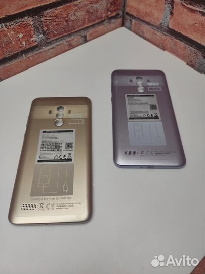 Задняя крышка Leagoo T8s(серебро/золото) оригинал