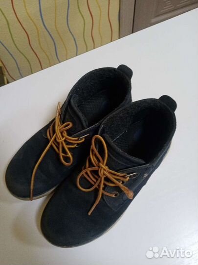 Ботинки натуральная замша