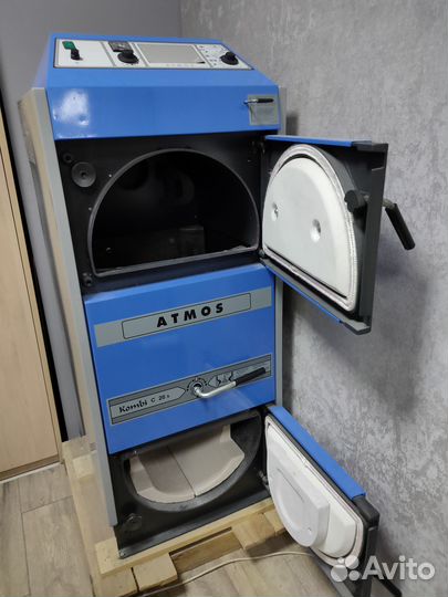 Котел отопления пиролизный Atmos C 20 S (C 25 ST)