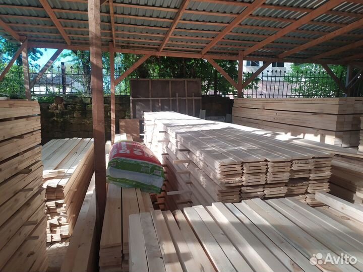 Пиломатериал сухой строганый