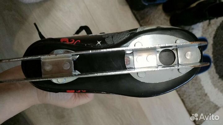 Коньки двухполозные 28