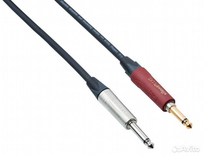 Кабель гитарный Bespeco NC450SL 4.5 m (прямой/прямой)