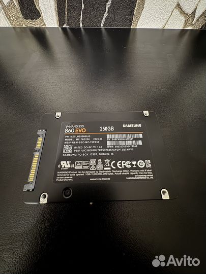 SSD Накопитель Samsung 860 EVO 250Gb