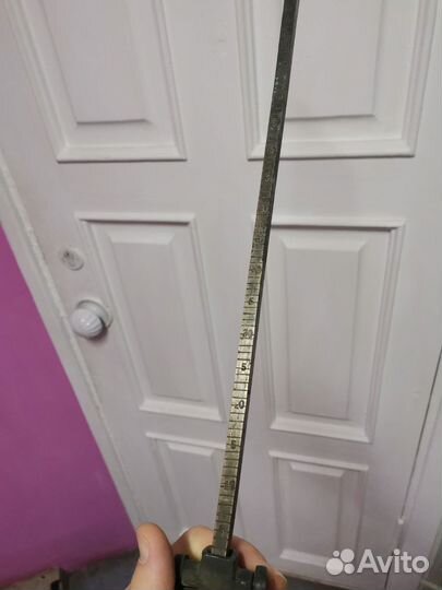 Старинные латунные Весы с Чашей Безмен