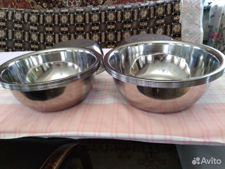 Таз/миска нержавейка/алюминий 3-16 литров