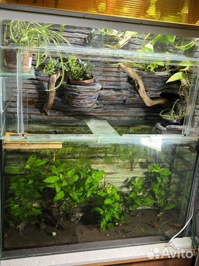 Аквариум высокий 120л